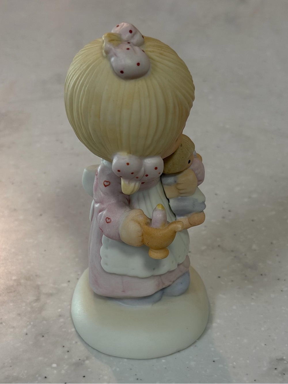 Vintage 70’s Precious Moments ‘Jesus Is The Light’ Porcelain Figurine - Picture 3 of 5